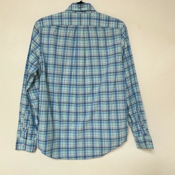 Vineyard Vines Pine Island Plaid Slim Murray Shirt Long Sleeve Mens Size Small - Picture 8 of 11